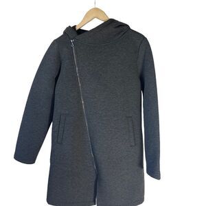 Sage Collective Dark Grey Asymetrical Zip Front Sz M